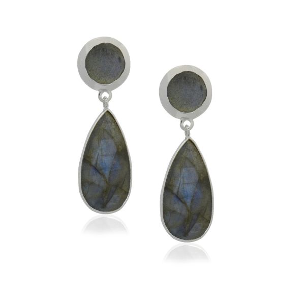 Labradorite Hanging earring model E5-064